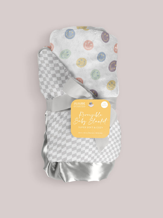 Ultra-Soft Thick Reversible Baby Blanket