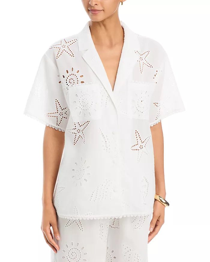 Eleni Embroidered Top