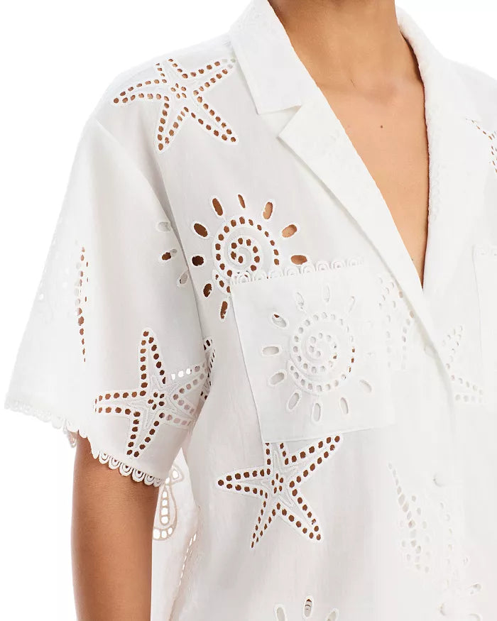 Eleni Embroidered Top
