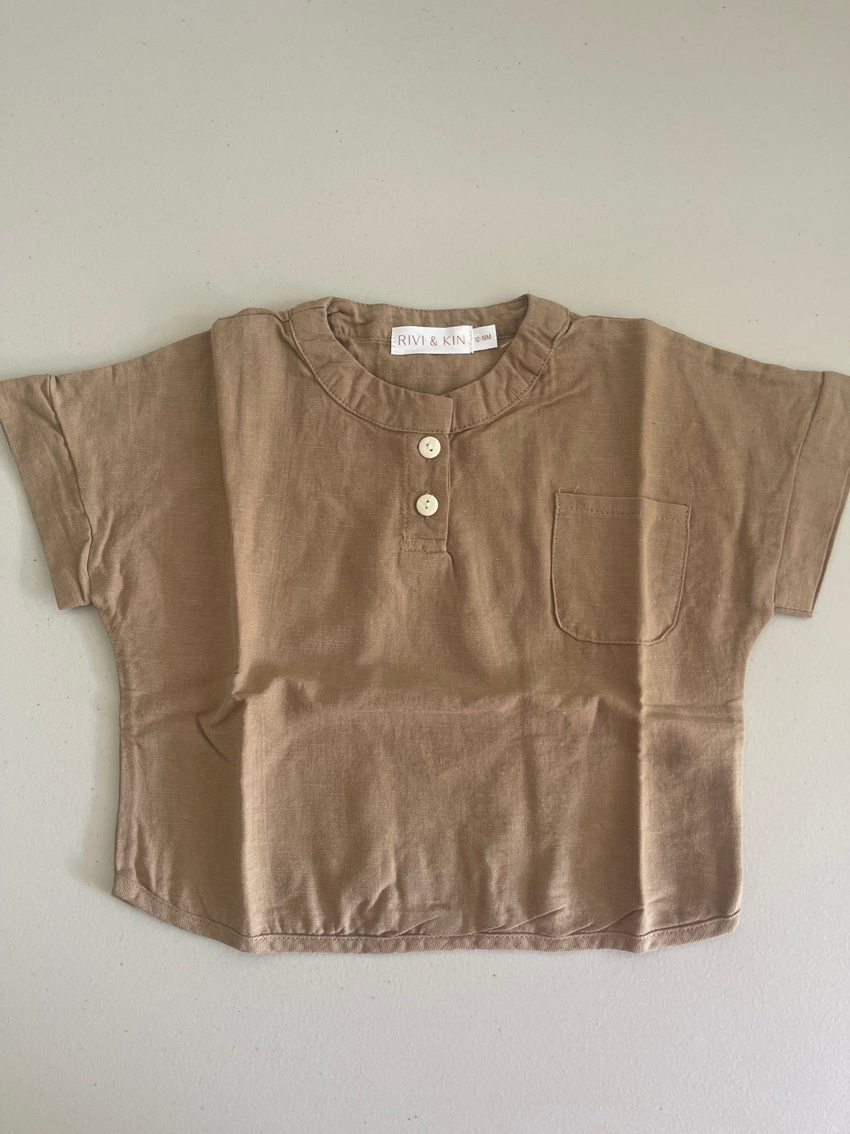 Coastal Breeze Linen Tee