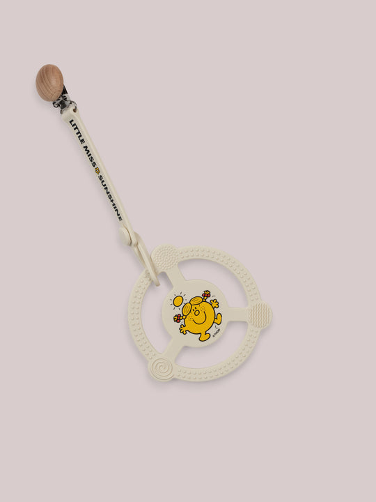 Silicone Teether Ring & Detachable Clip
