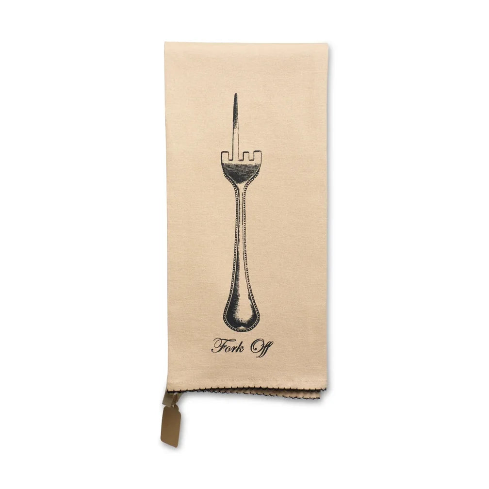 Fork Off Tea Towel