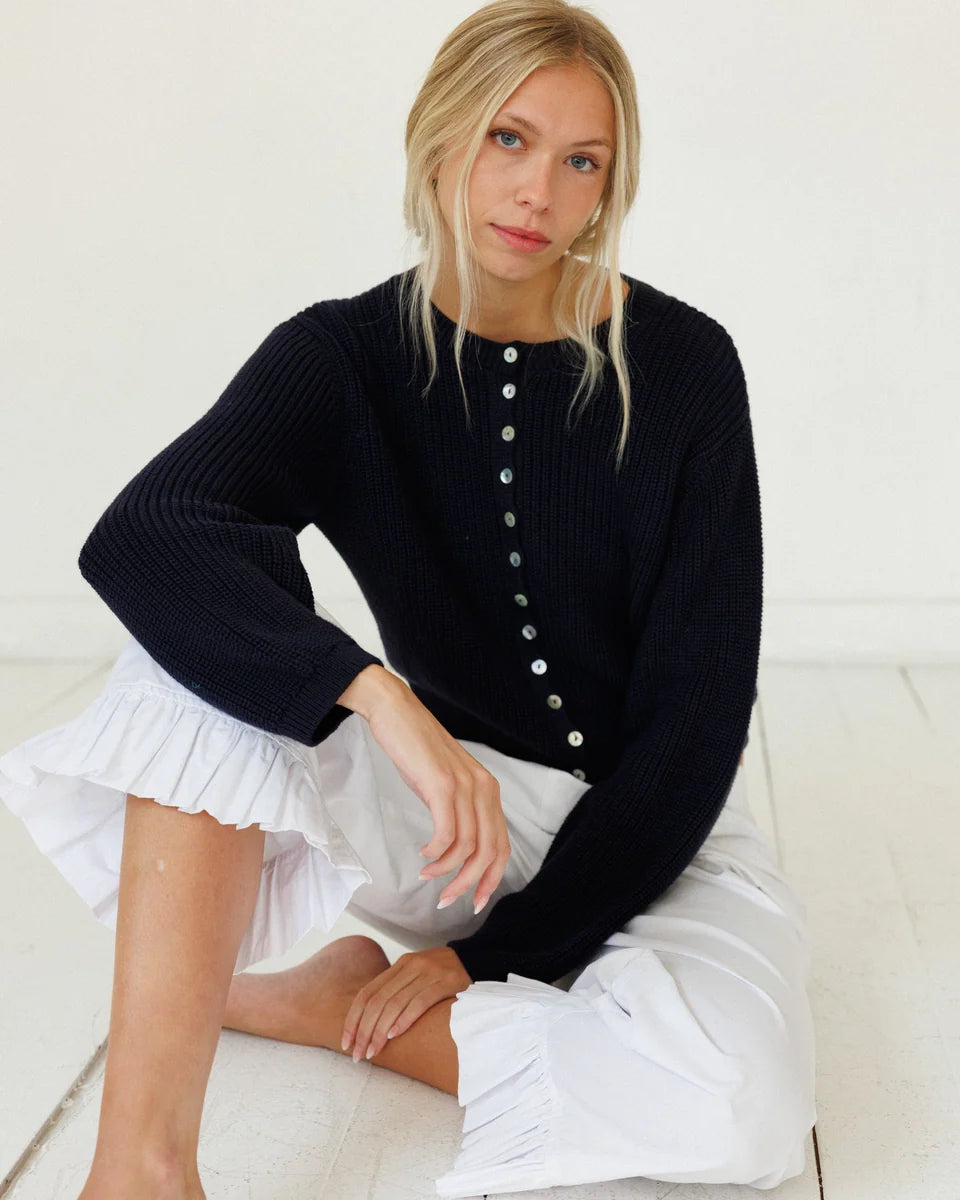 Harbor Cardigan - Navy