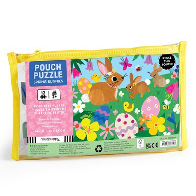 Spring Bunnies 12pc Pouch Puzzle