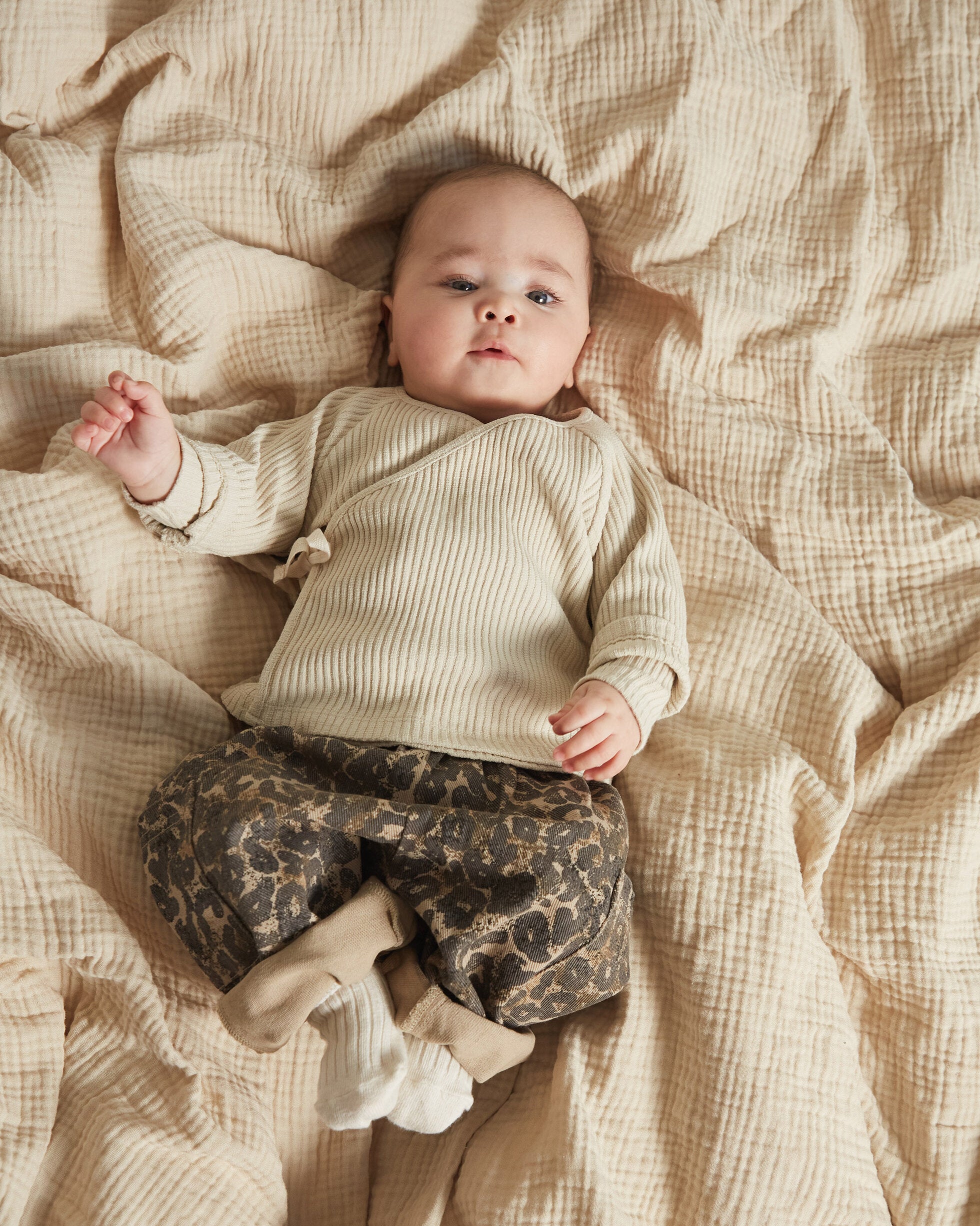 Romy Oat Wrap Cardigan