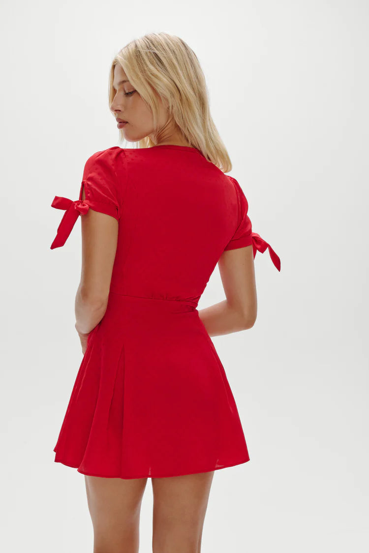 Ella Satin Mini Dress