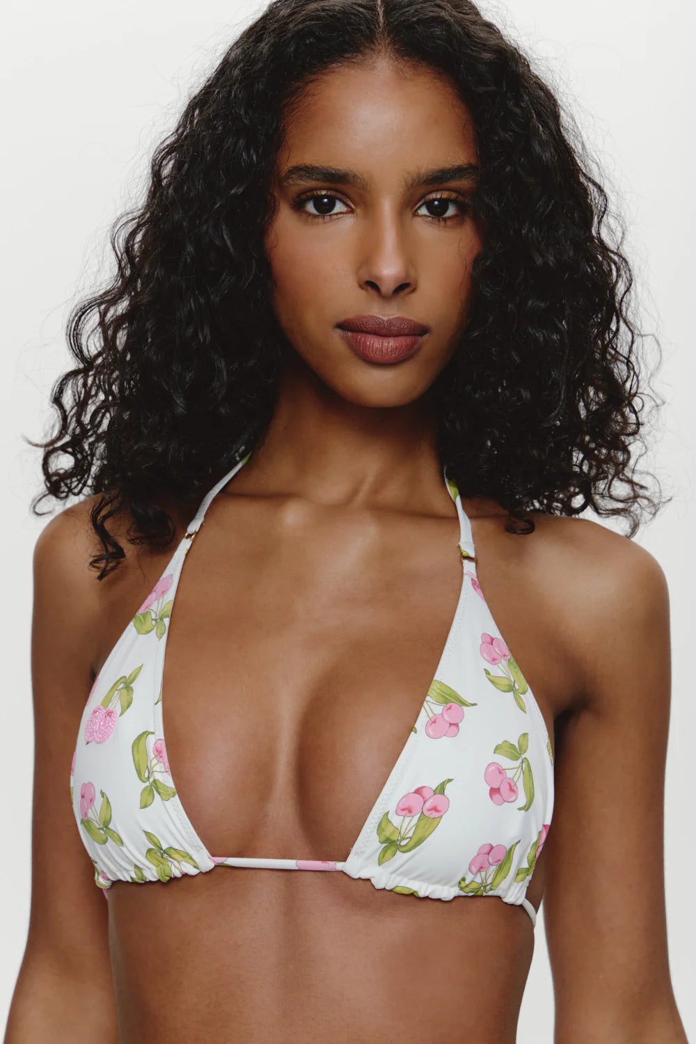 Grace Beaded Triangle Bikini Top
