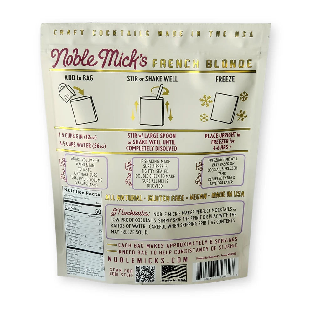Frozen French Blonde