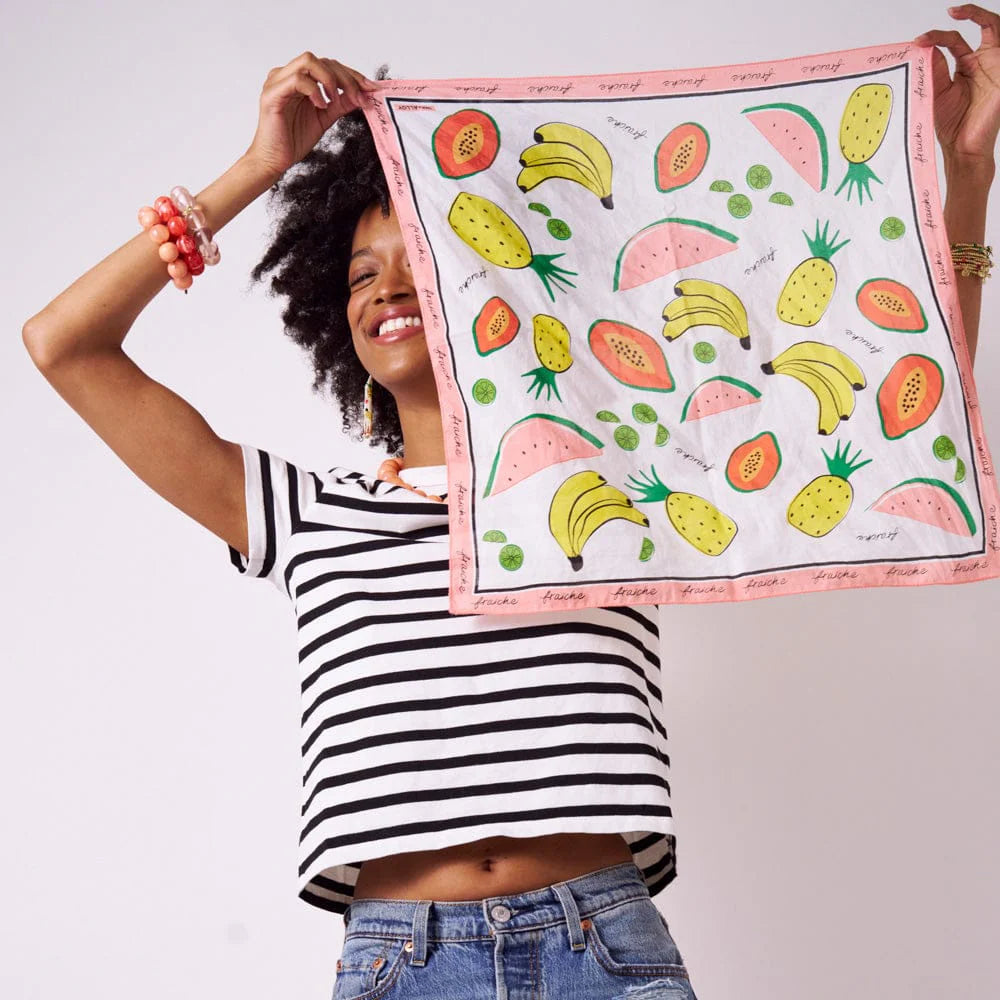 Carson Fruit Print Bandana