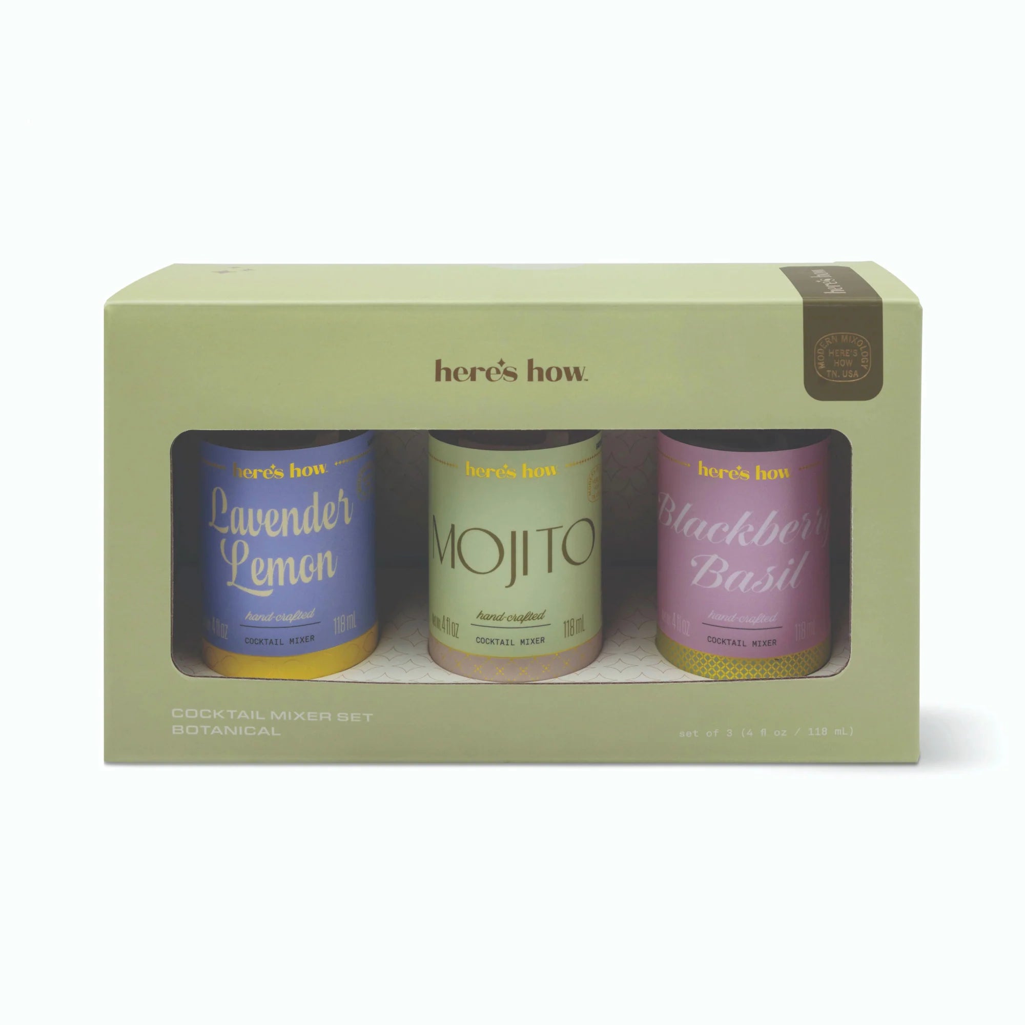 Set of 3 Mini Mixers - Botanical