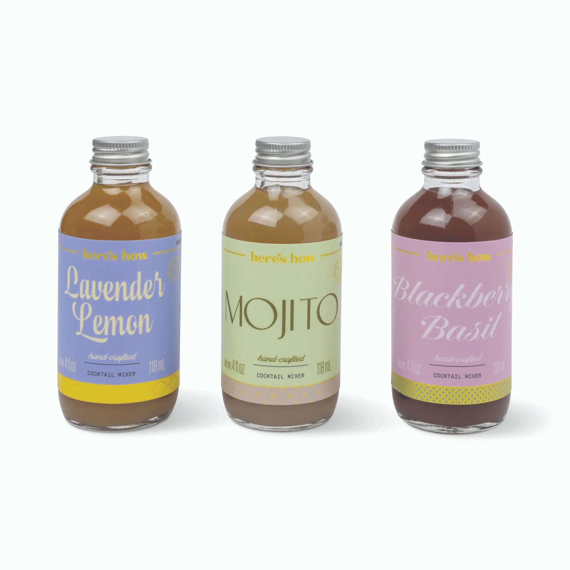 Set of 3 Mini Mixers - Botanical