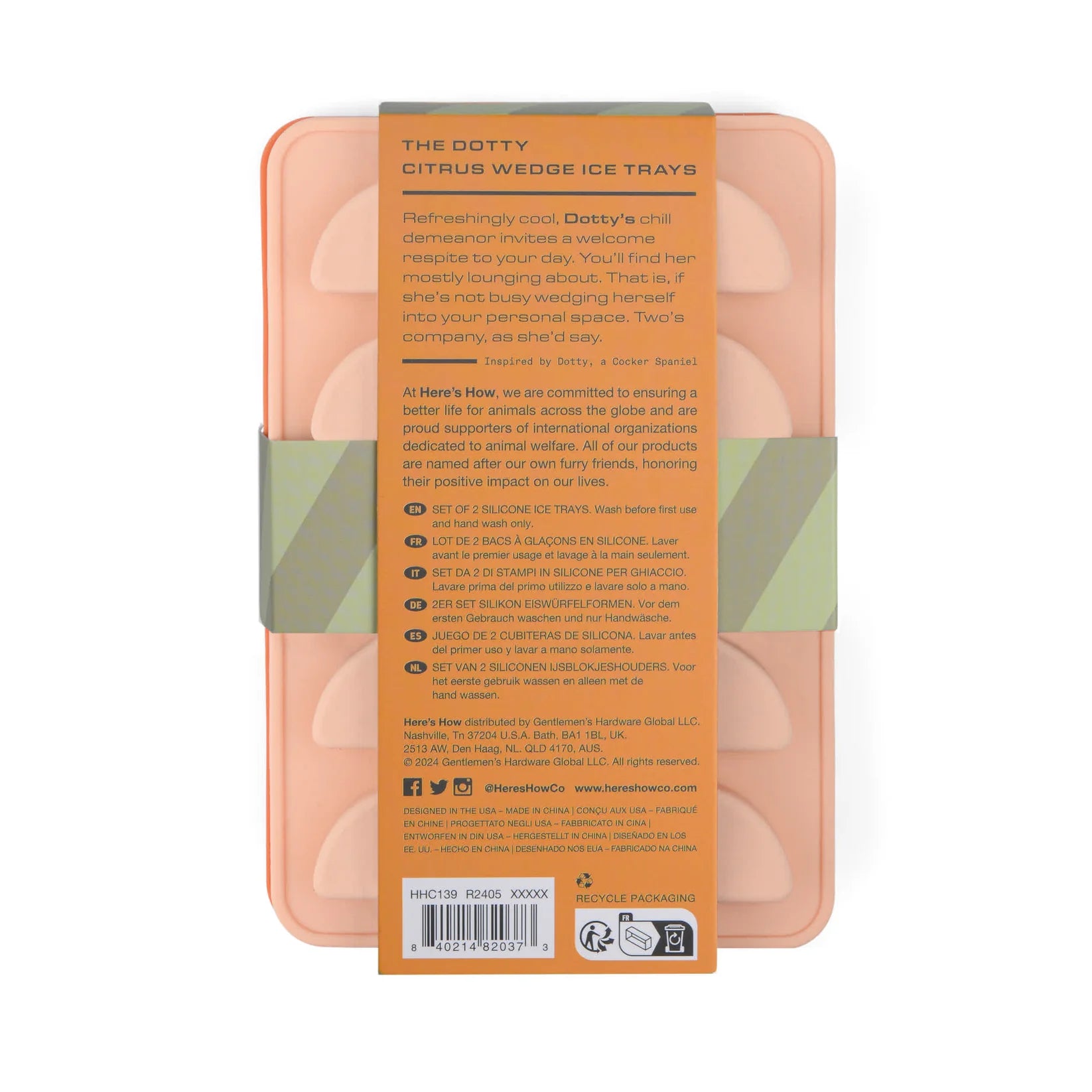 Citrus Wedge Ice Trays