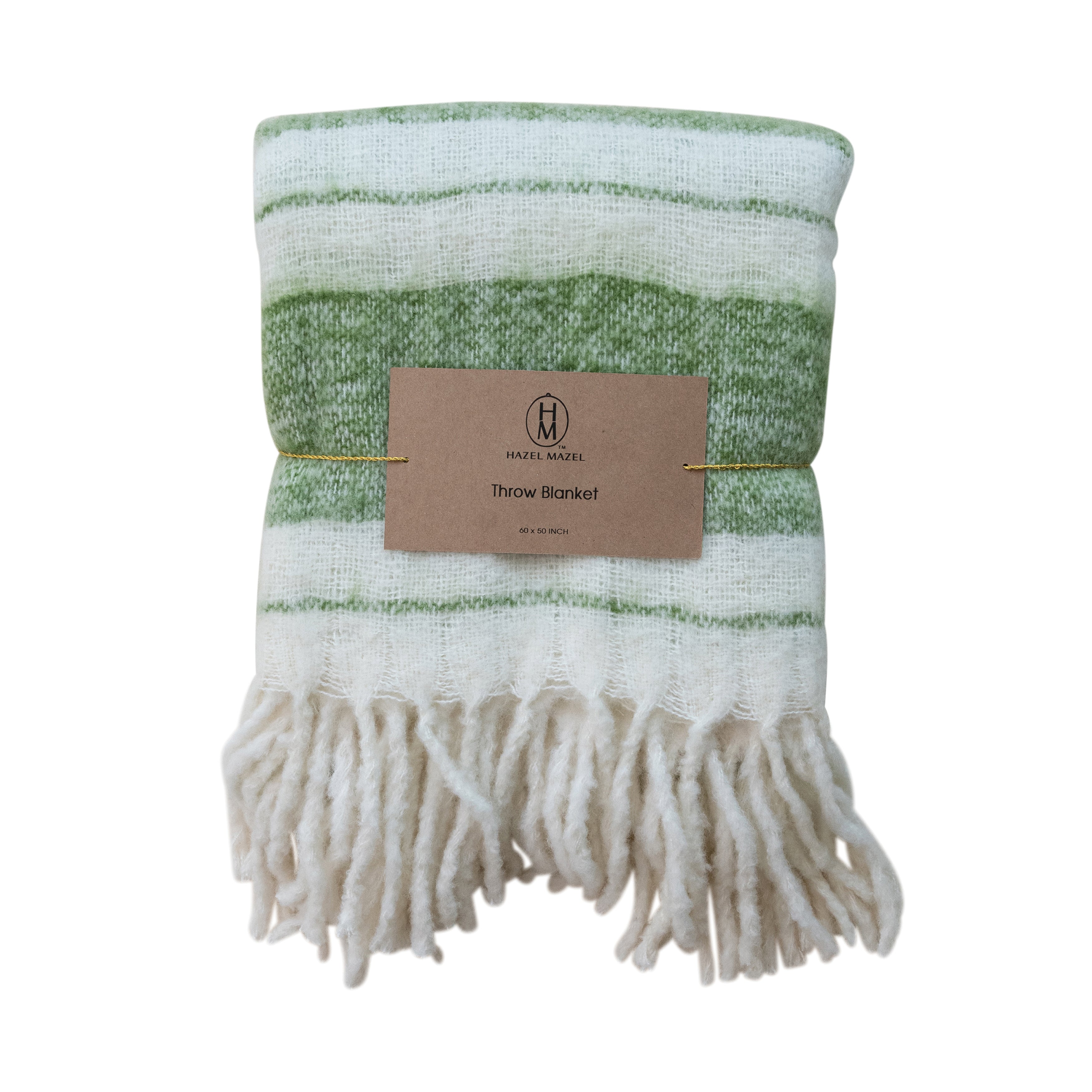 Brushed Acrylic & Wool Throw