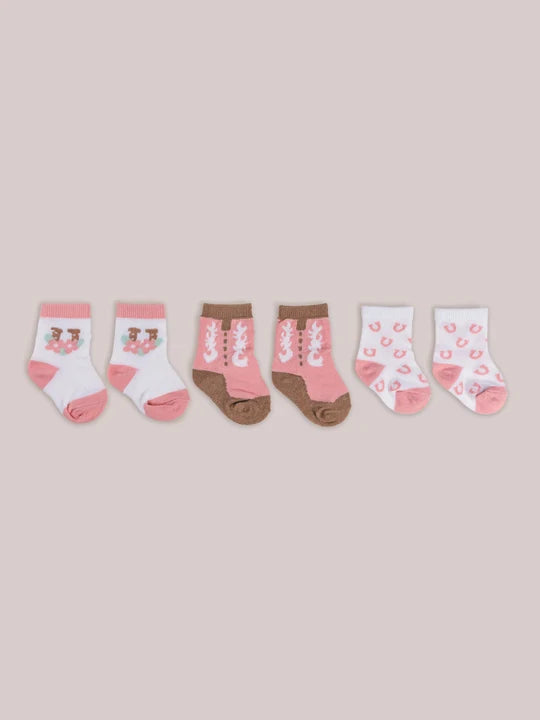 3-Pack Soft Durable Baby Socks Set