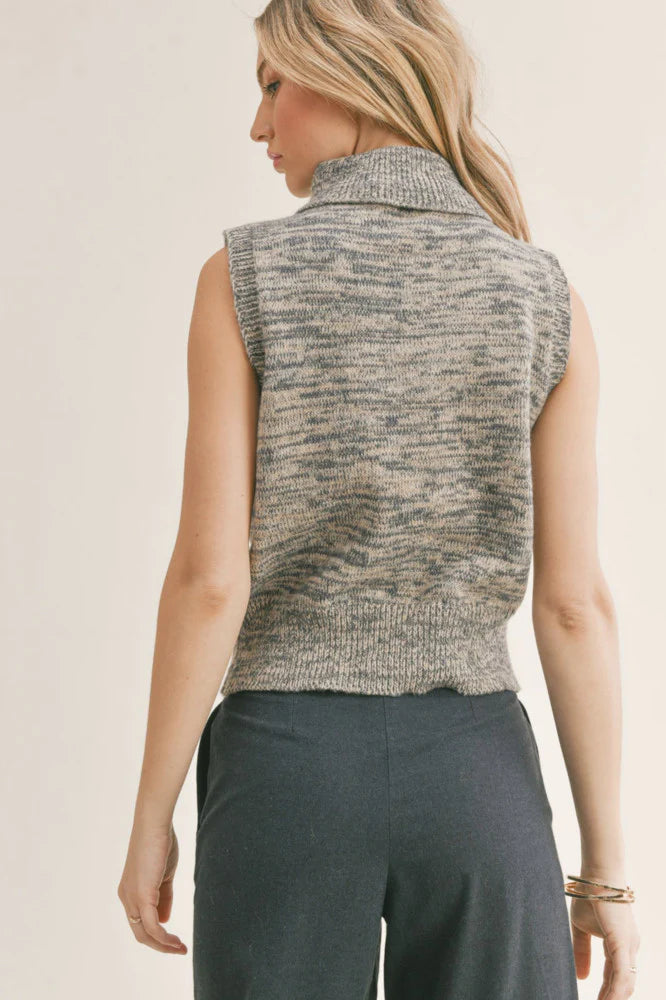 Shelby turtleneck vest