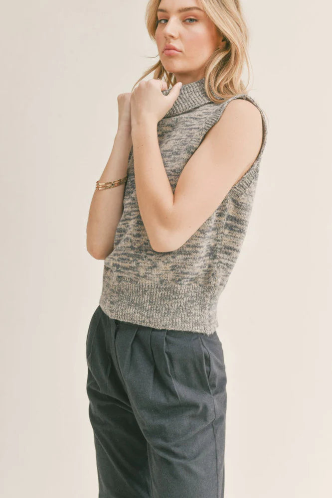 Shelby turtleneck vest