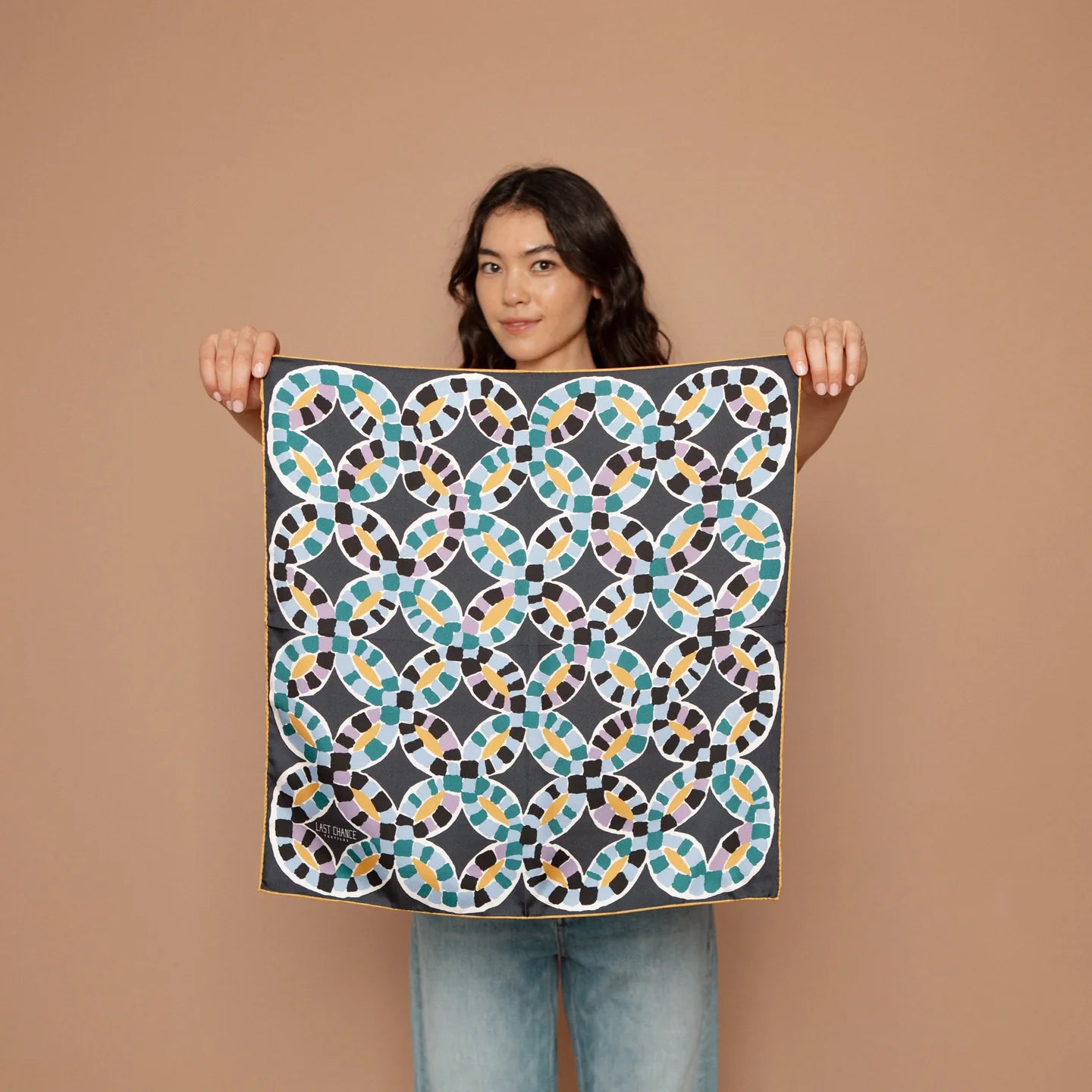 Twofer Silk Scarf
