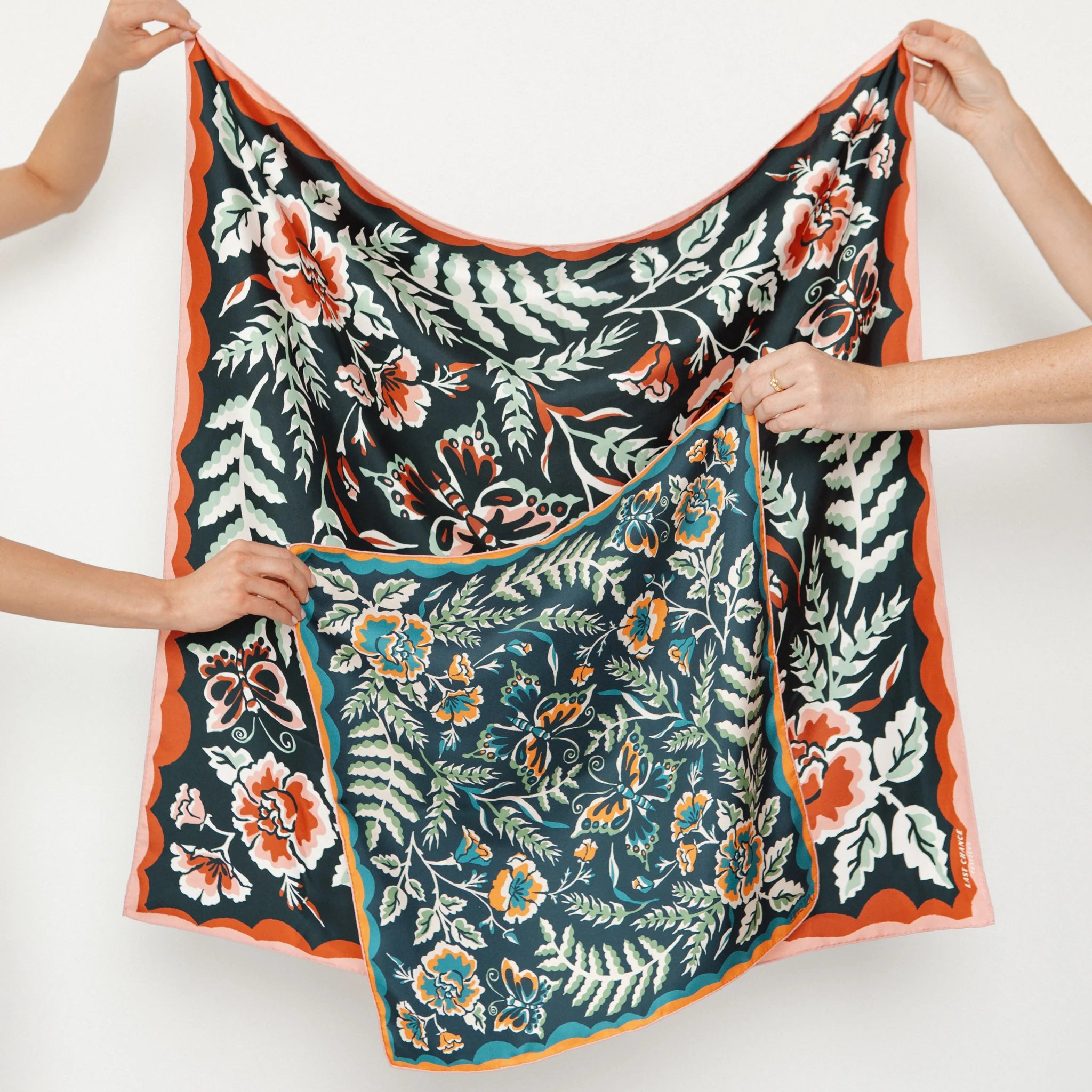 Twofer Silk Scarf