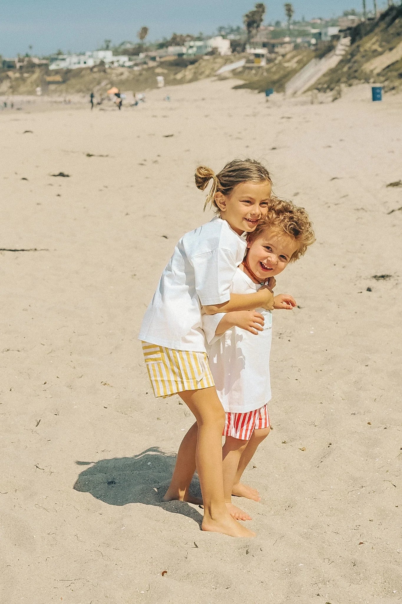 Linen Thin  Striped Shorts
