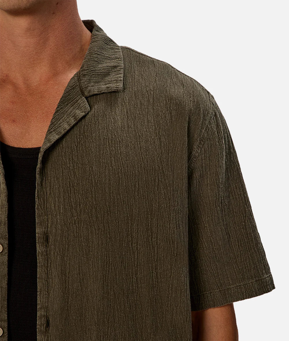 The Washed Magna Short Sleeve Shirt - New Jungle
