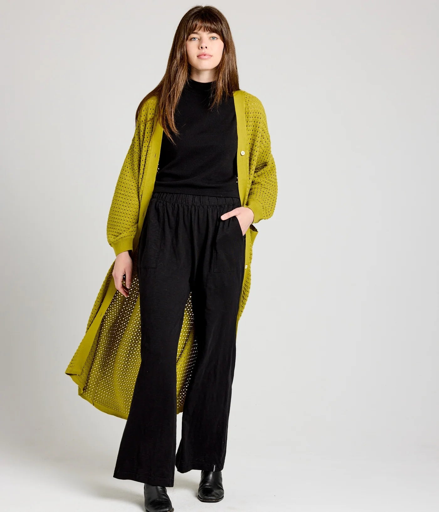 Almond Cardigan, Pear