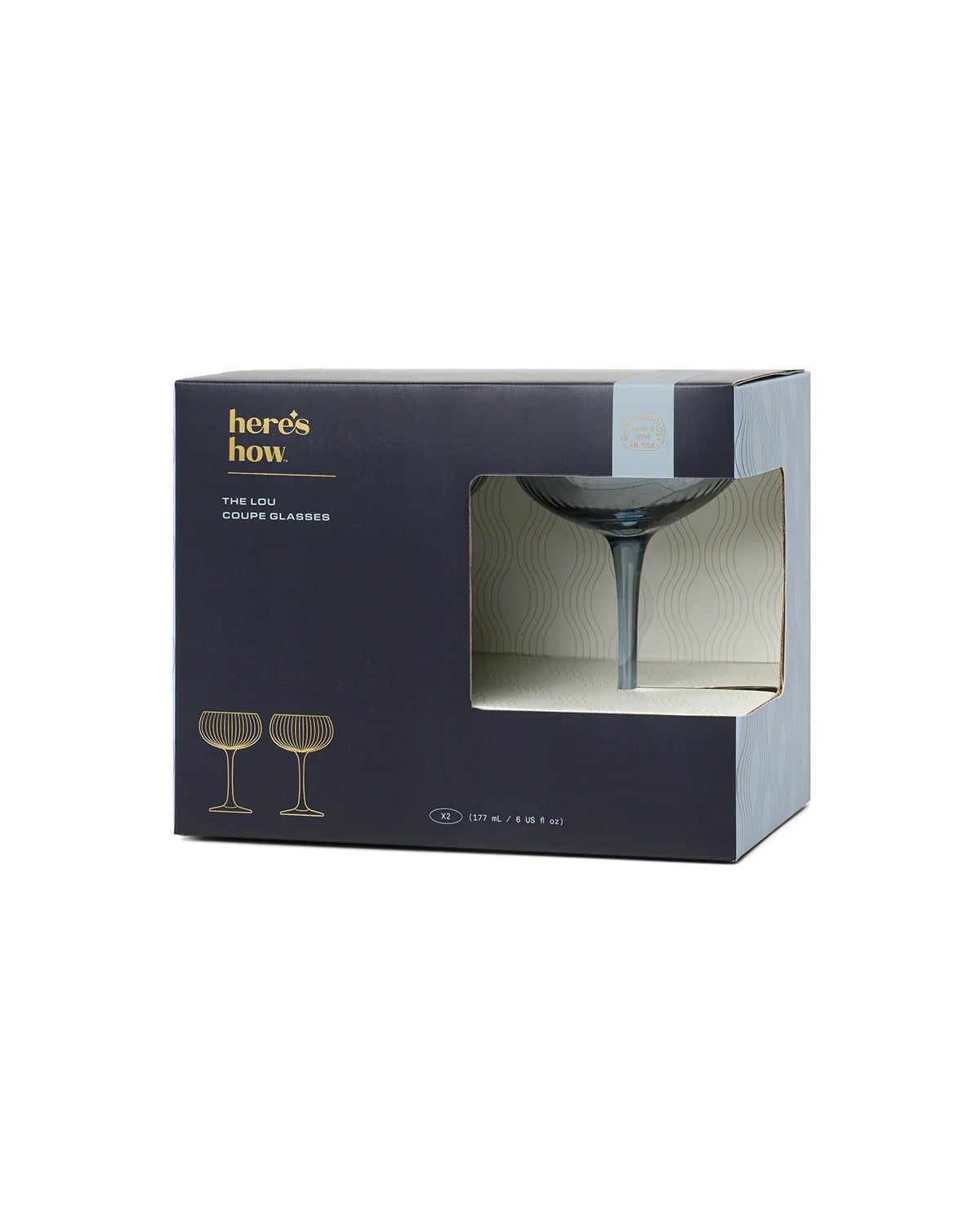 The Lou Glass, Set of 2