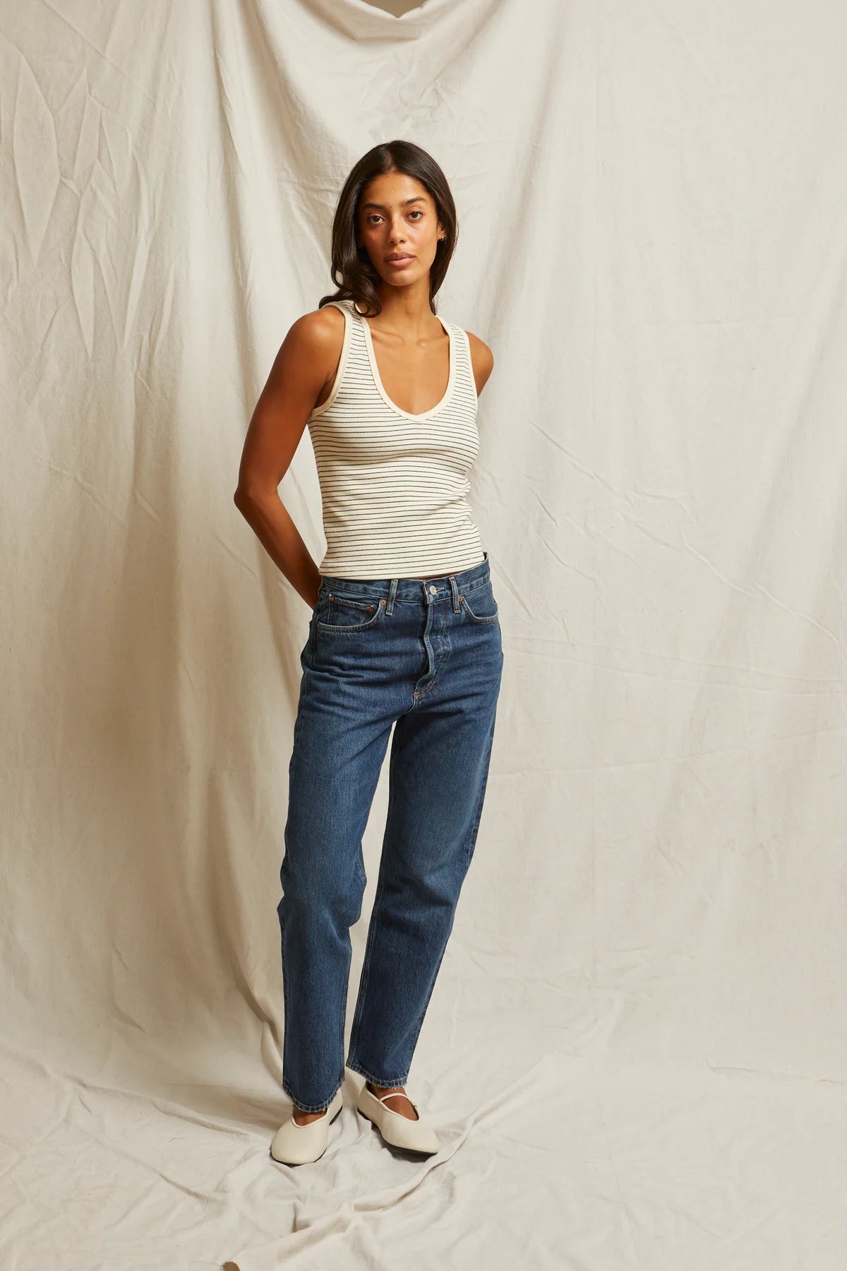 Maria, v-neck tank