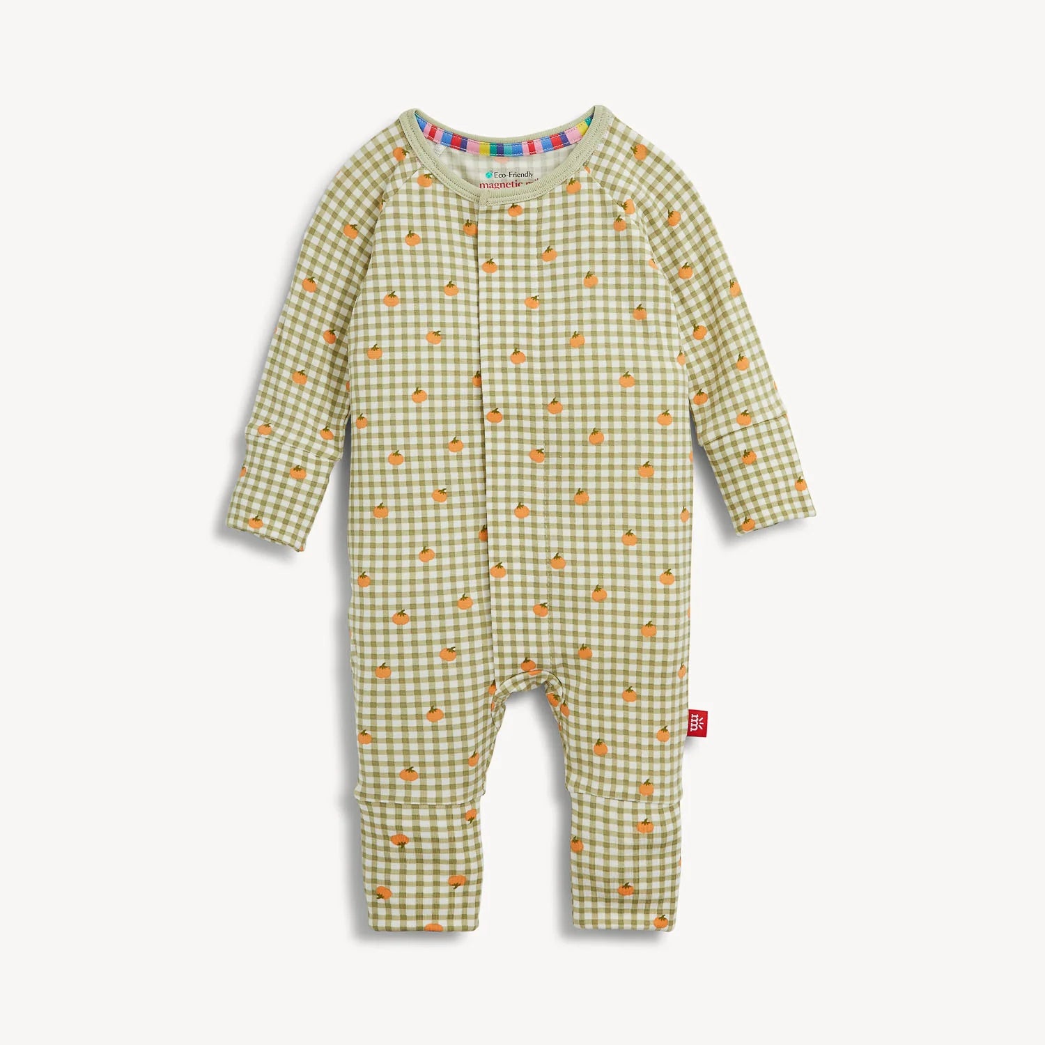 Pumpkin Plaid - Modal Magnetic Convertible Coverall