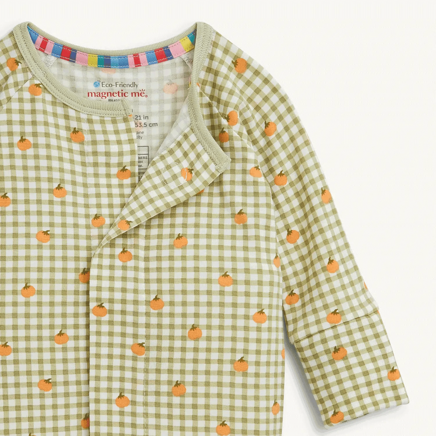 Pumpkin Plaid - Modal Magnetic Convertible Coverall