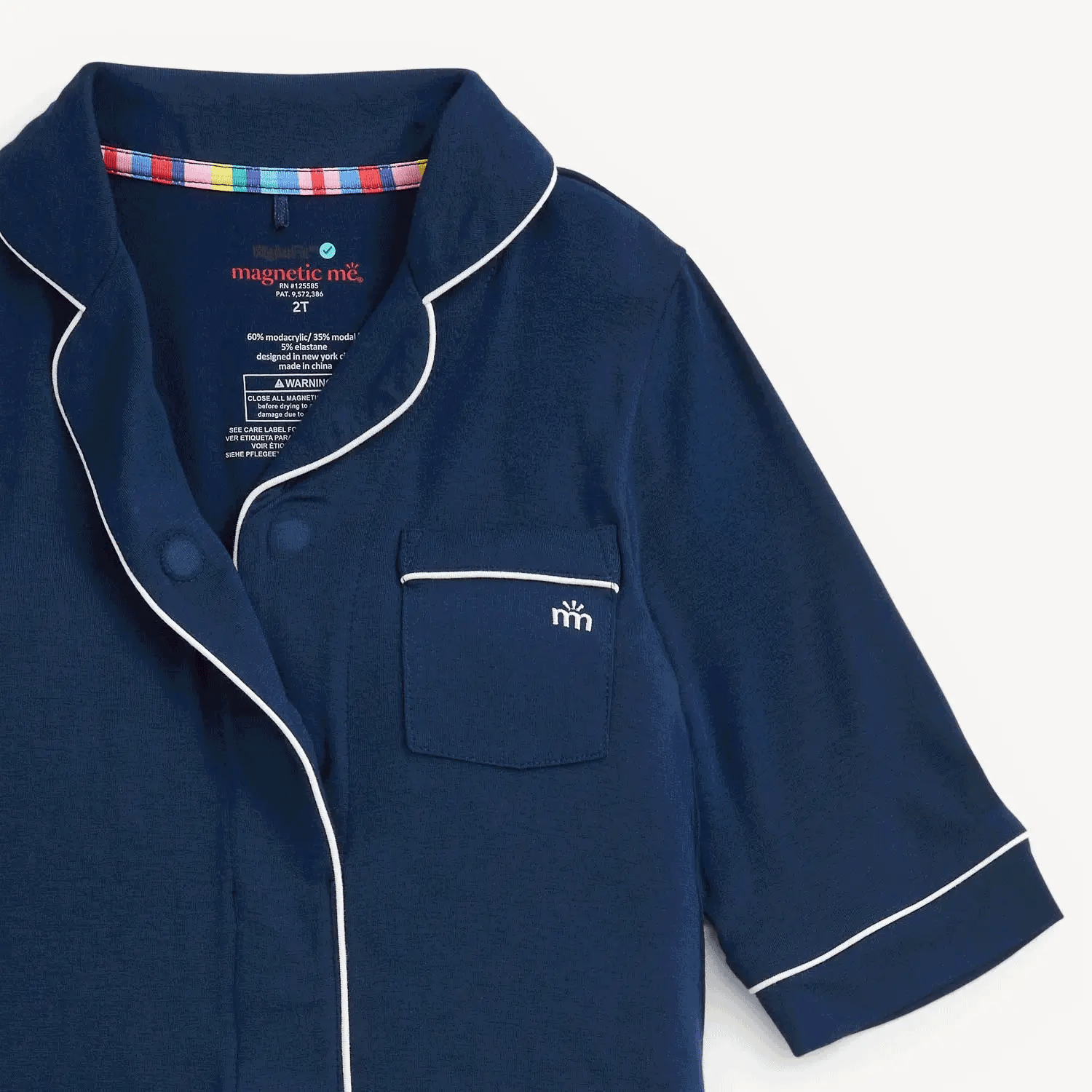 Navy - RF Kids Long Sleeve Pj Set
