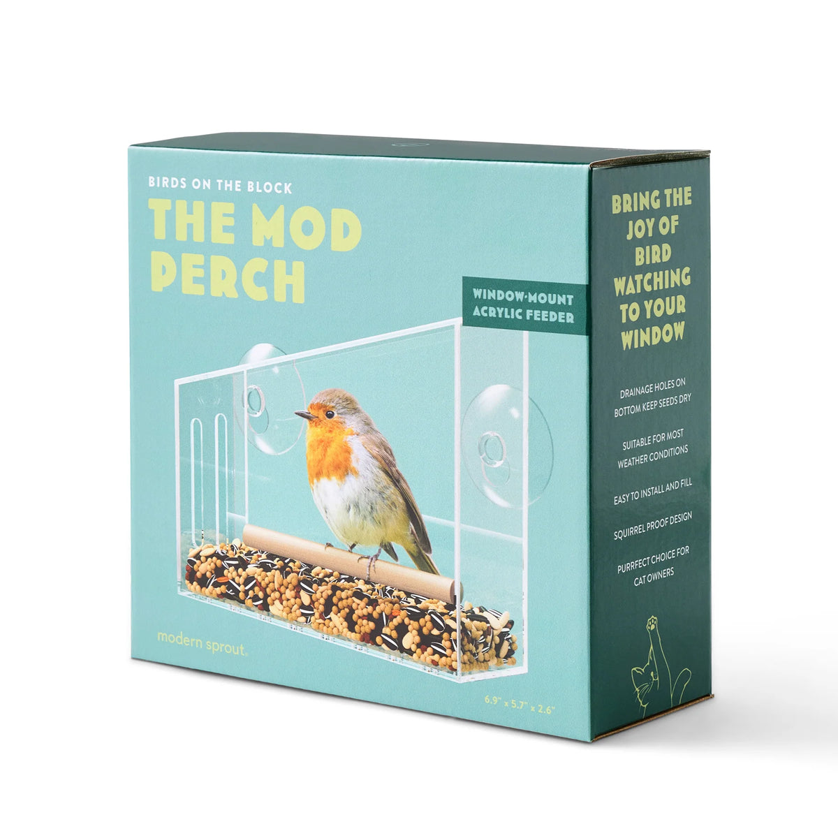 Birds on the Block Feeder - Mod Perch