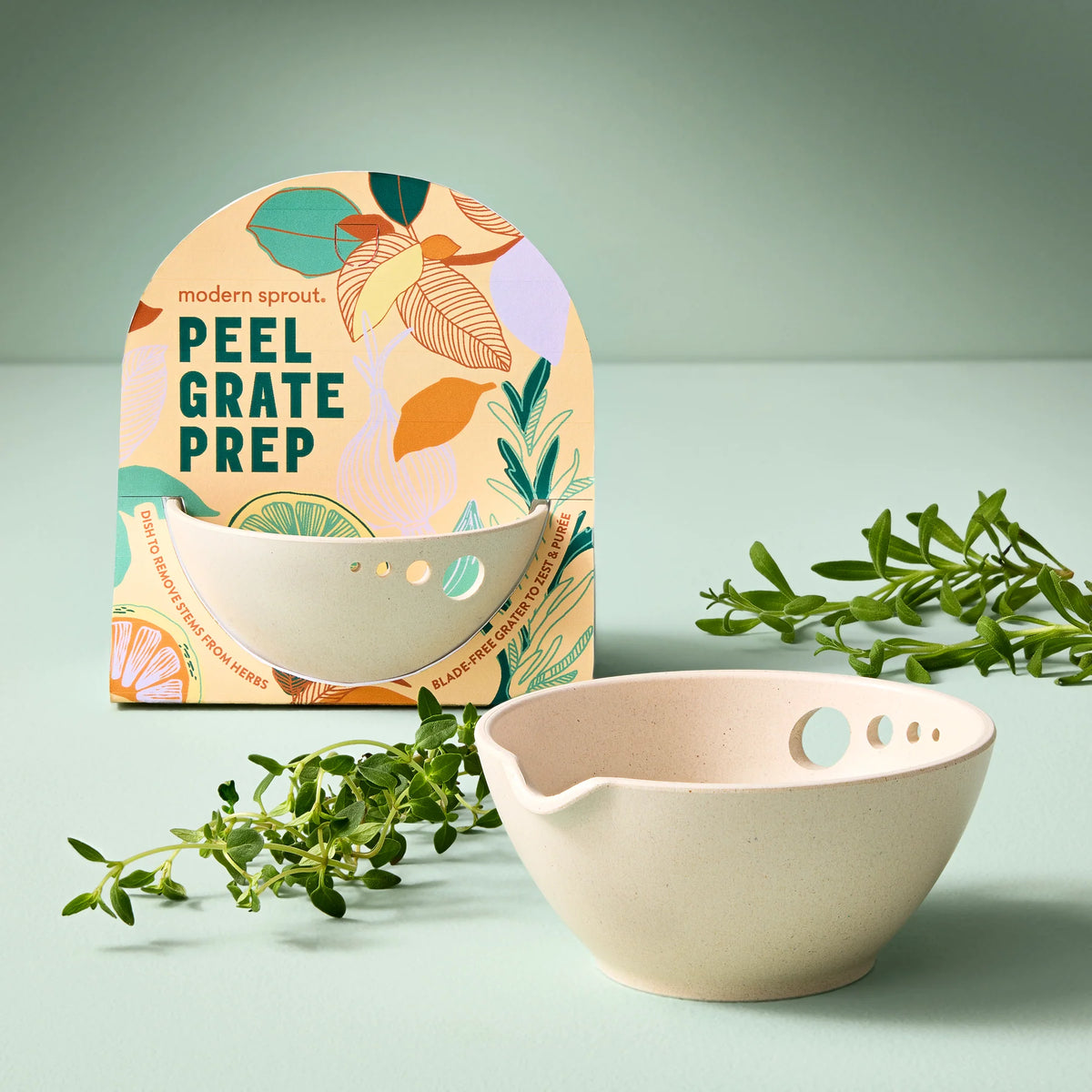Peel, Grate, and Prep Dish - Ivory
