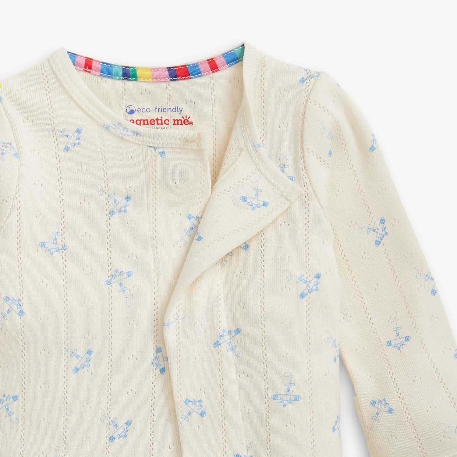 Pointelle Magnetic Footie