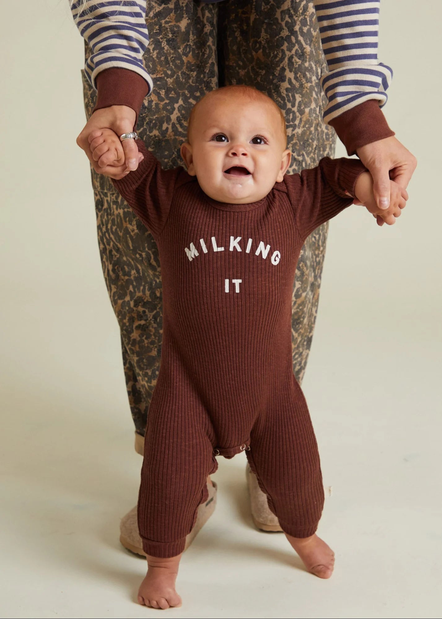 Milking It Onsie Plum