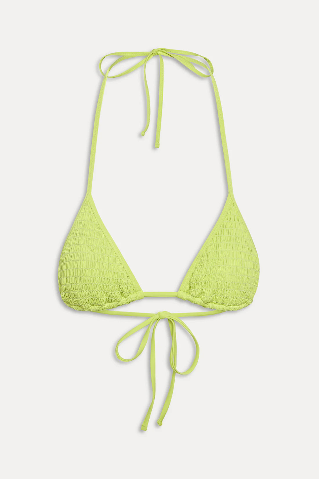 Nick Smocked Bikini Top