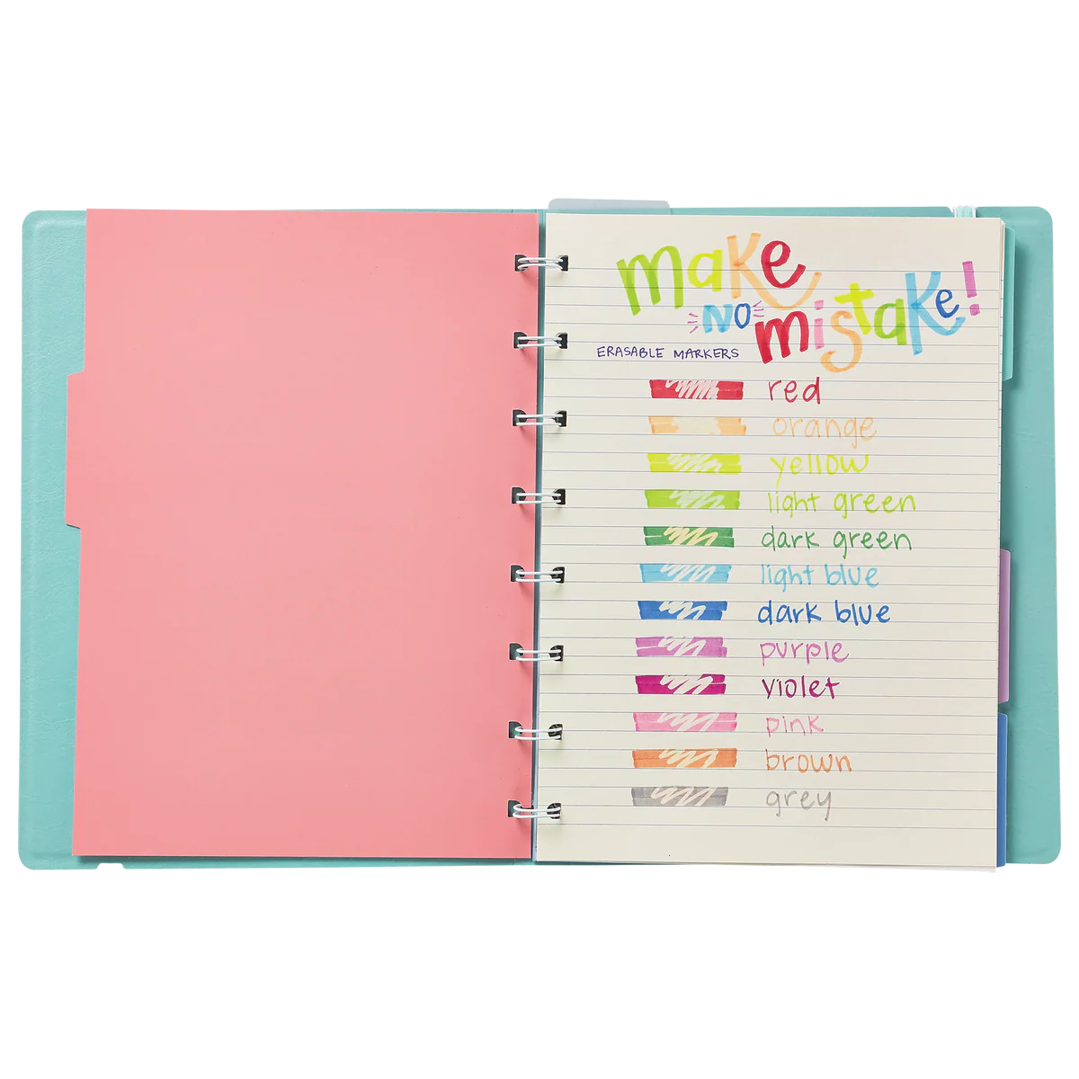 Make no Mistake, erasable markers