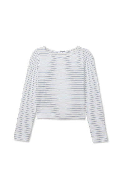 Ainsley, brushed sweater striped ls