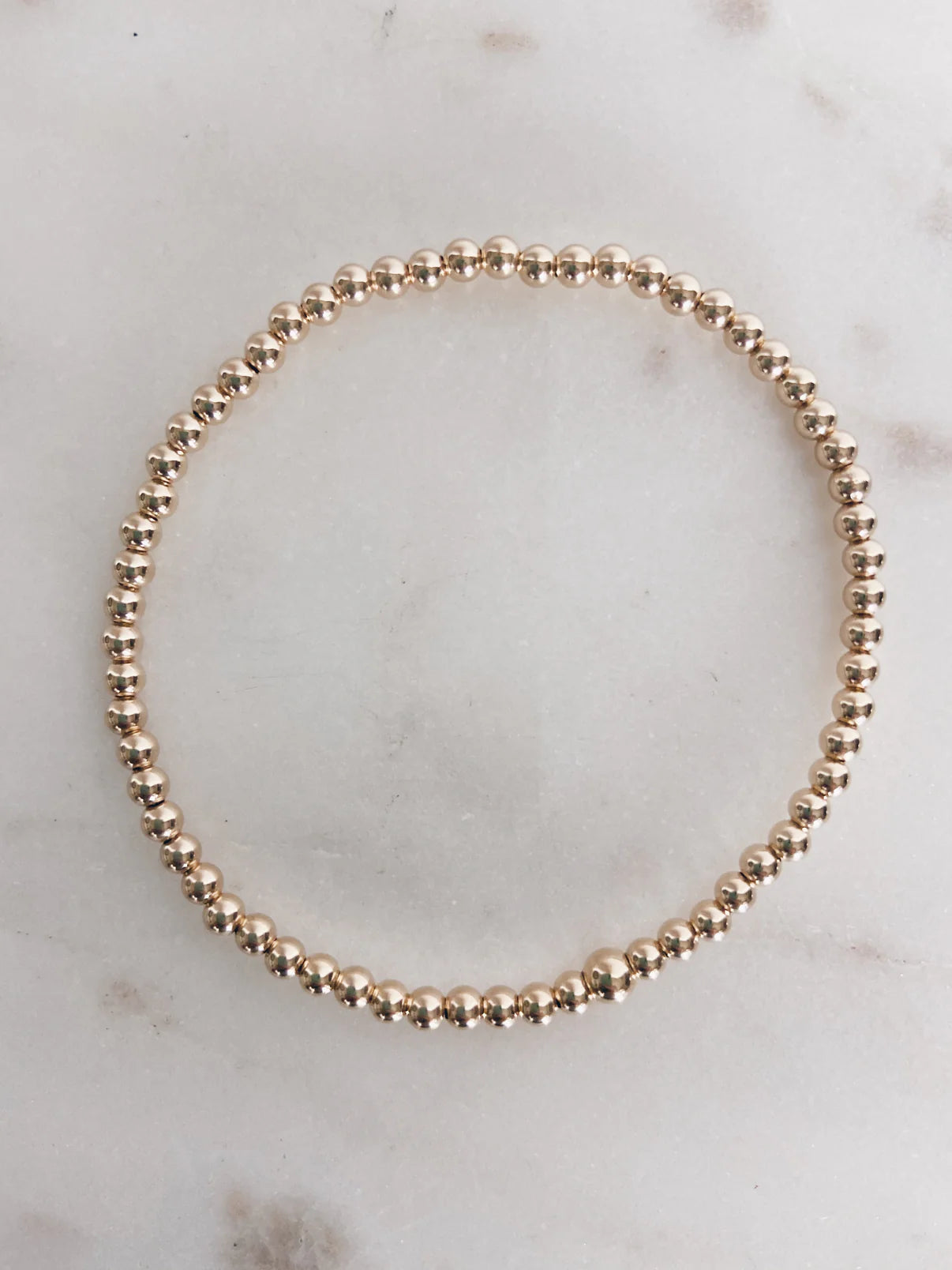 3mm Beaded Bracelet