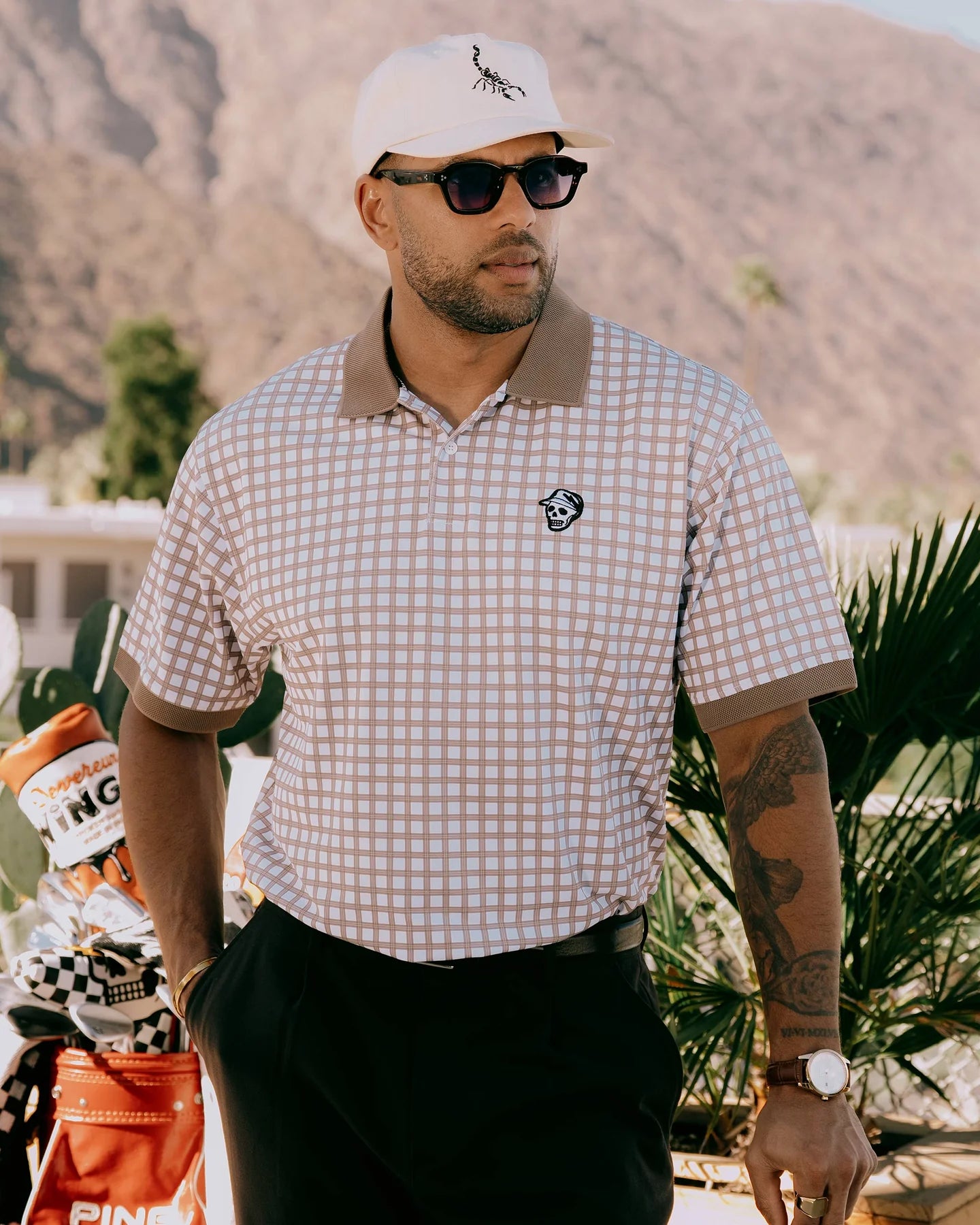 Gingham Polo