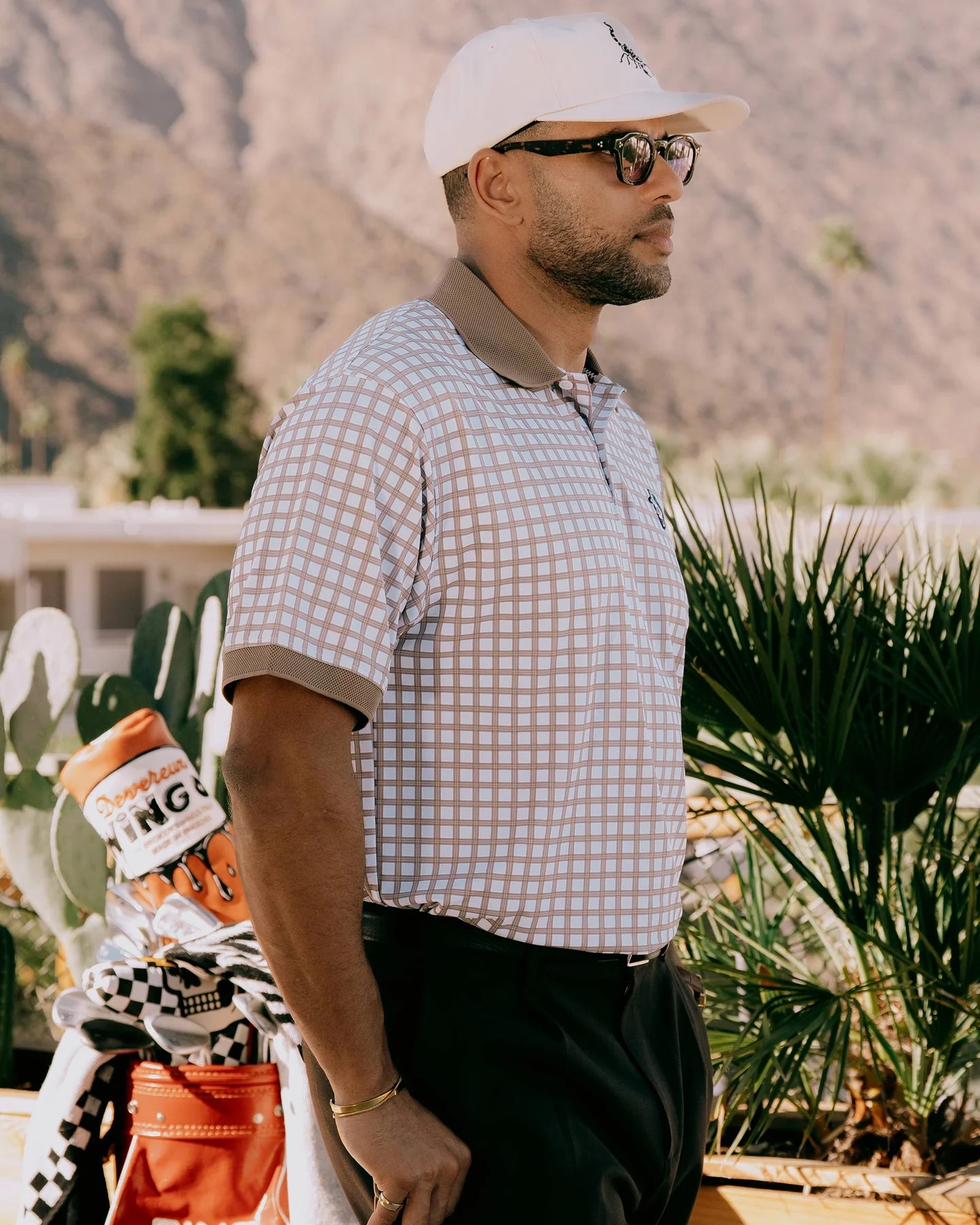Gingham Polo