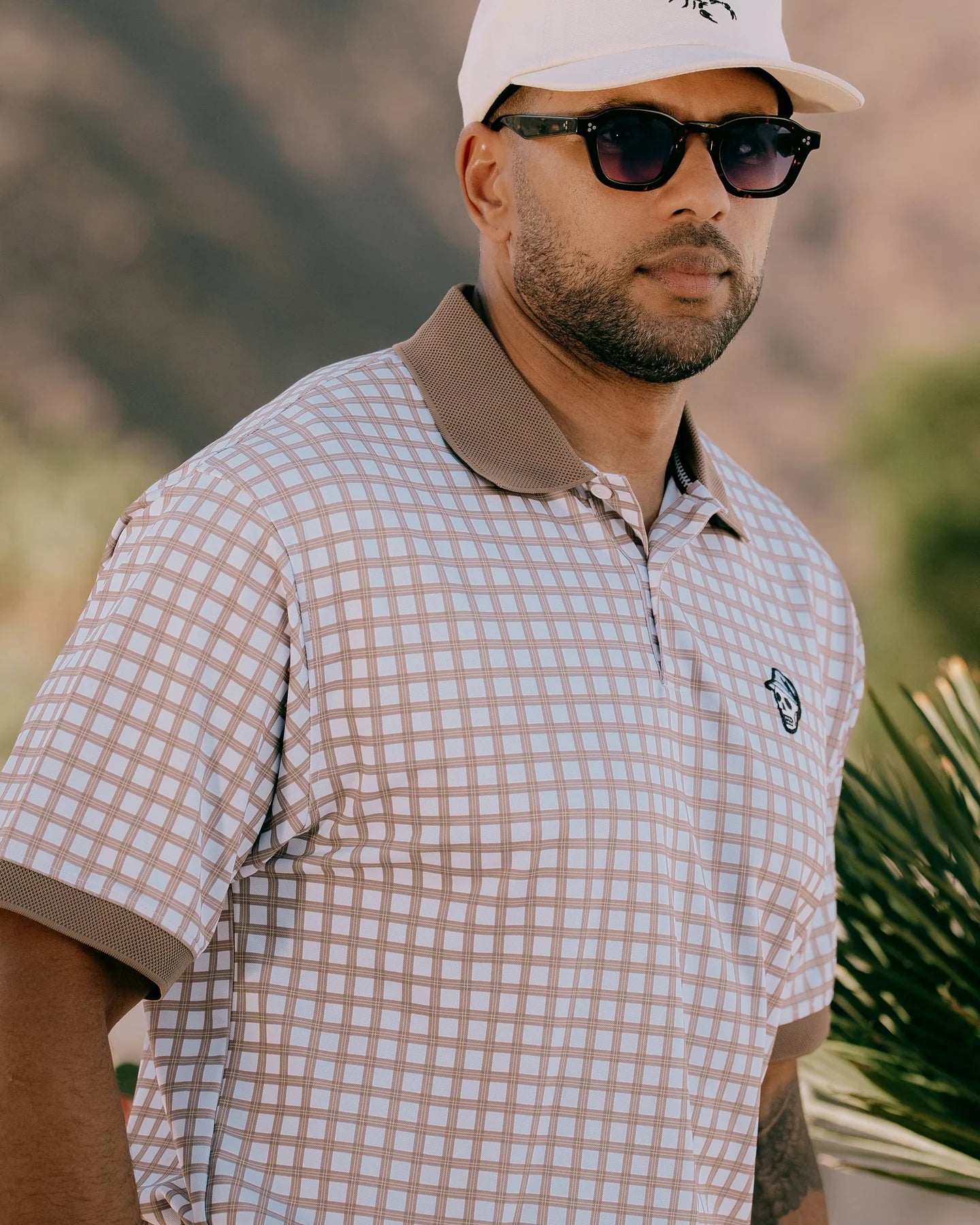Gingham Polo