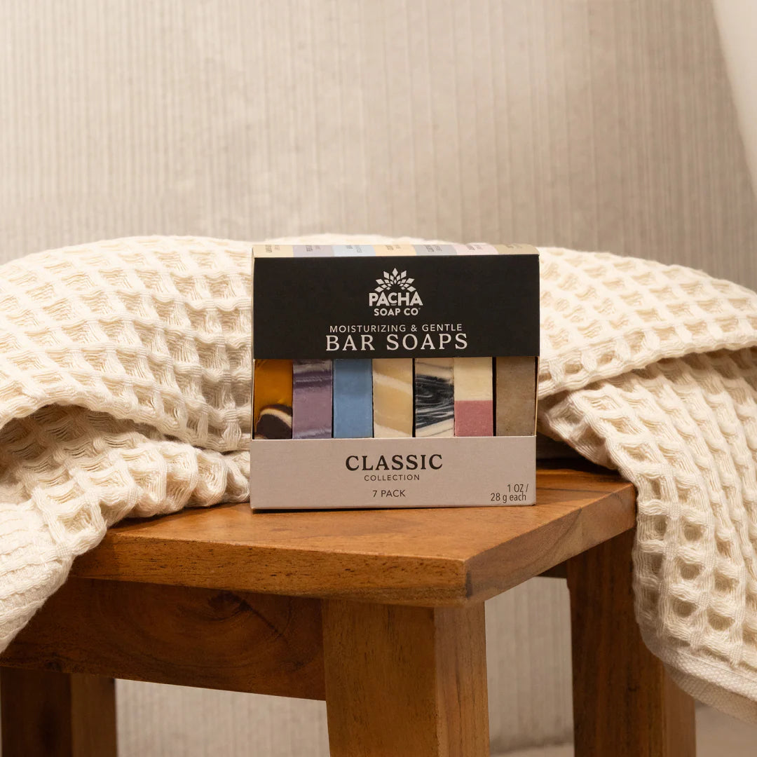 Pacha Bar Soap Set, Classic