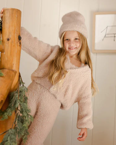 Fuzzy knit set