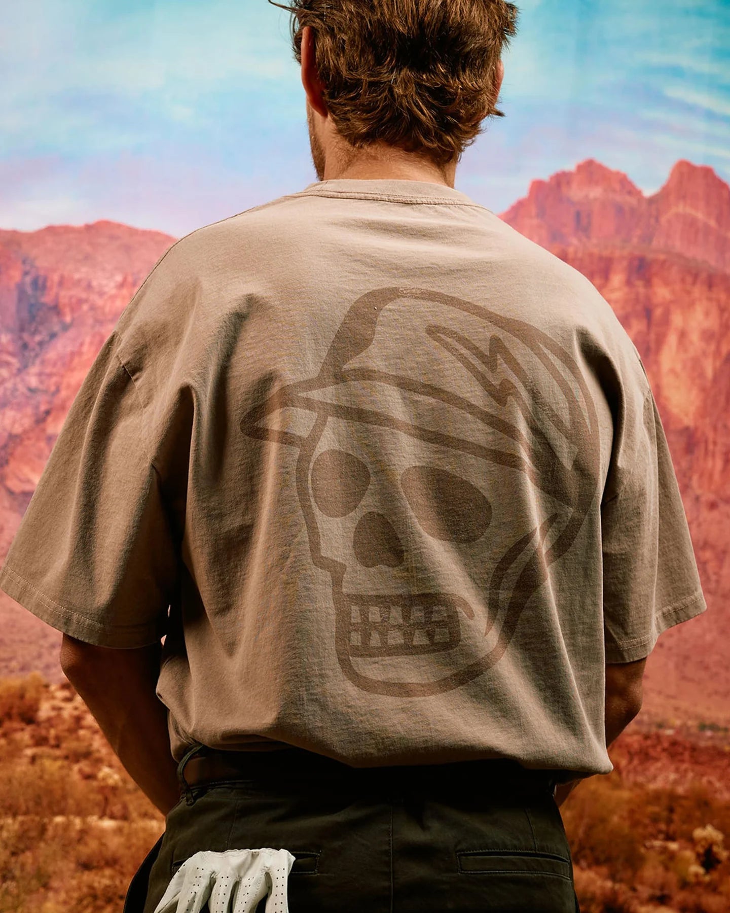 Faded Skull Caddie Tee