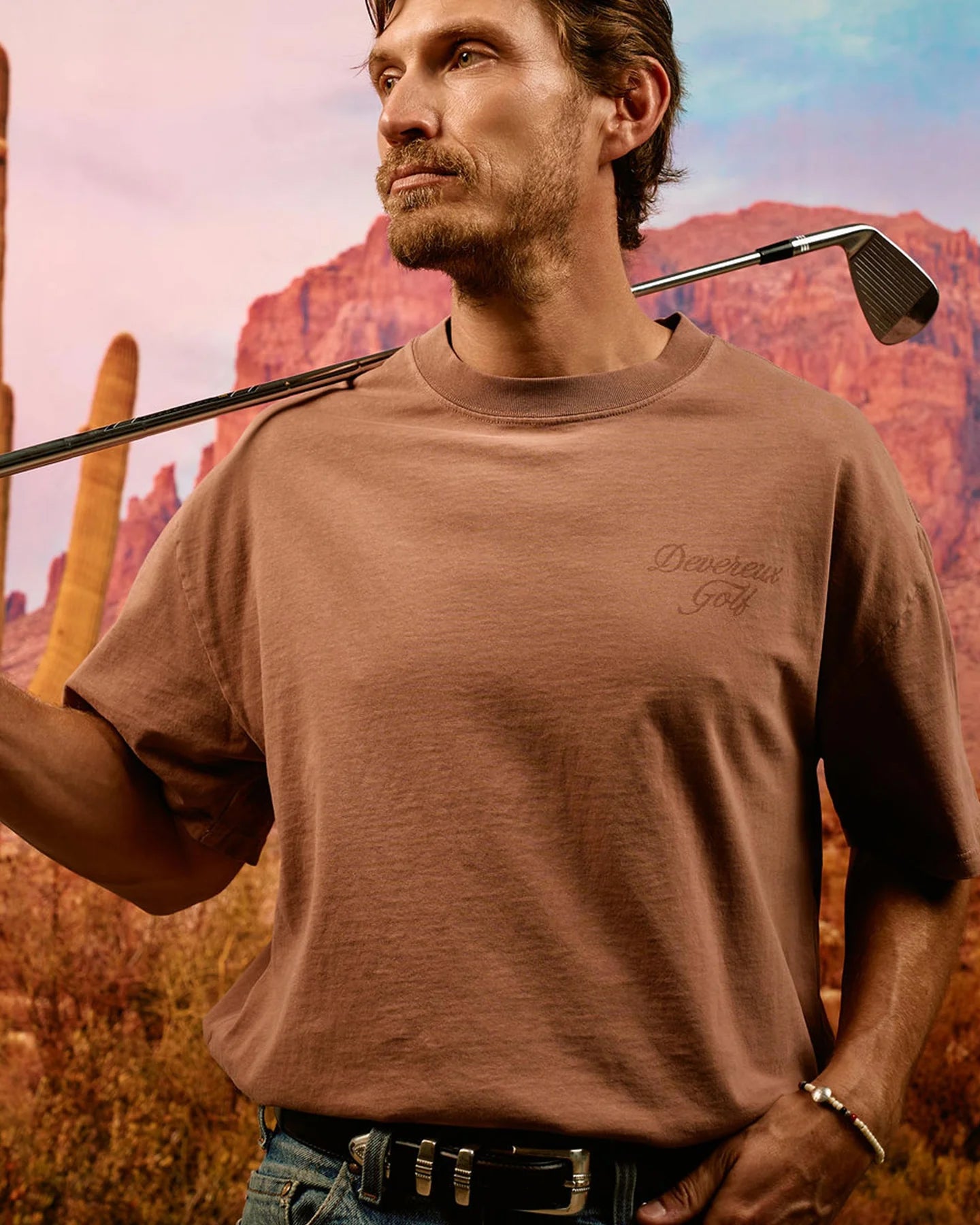 Faded Skull Caddie Tee