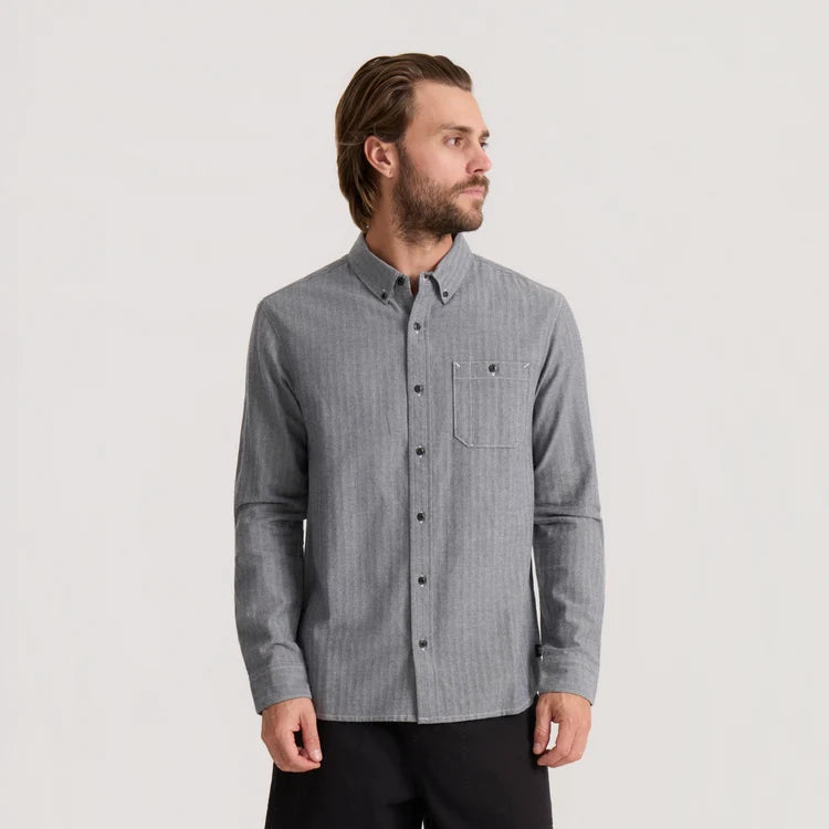 Scholar Chambray Button Up Shirt