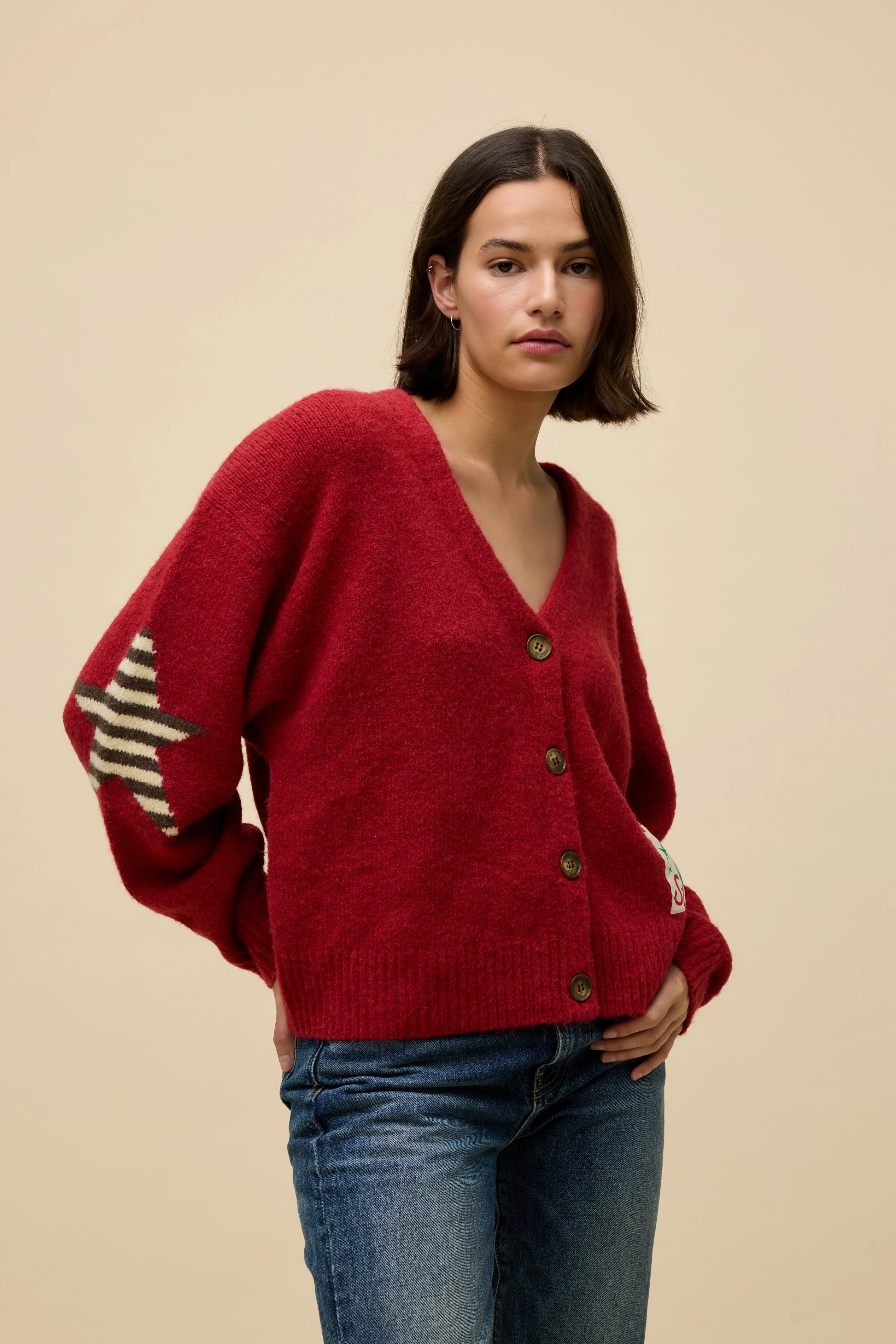 Solid Star Boxy Knit
