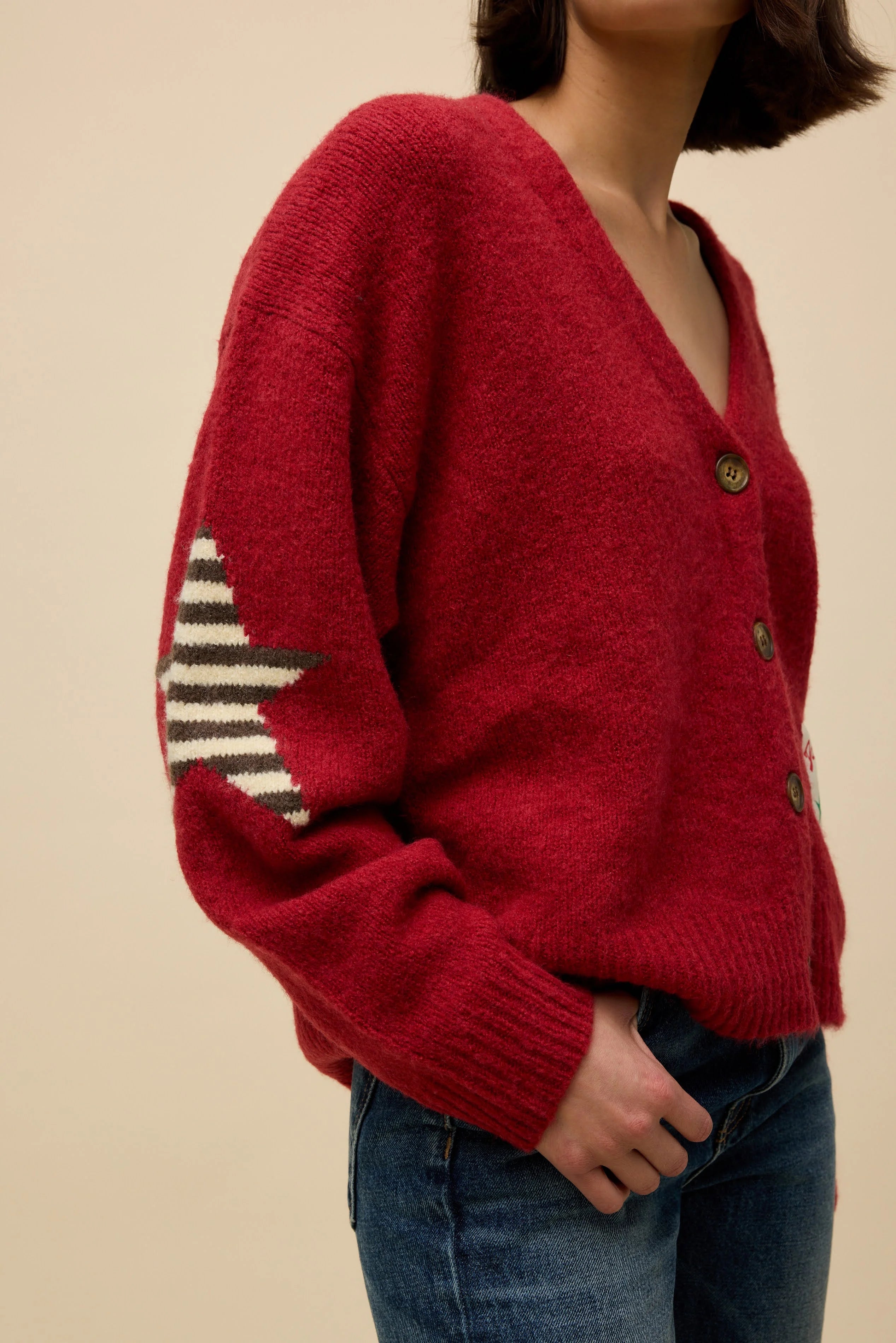 Solid Star Boxy Knit