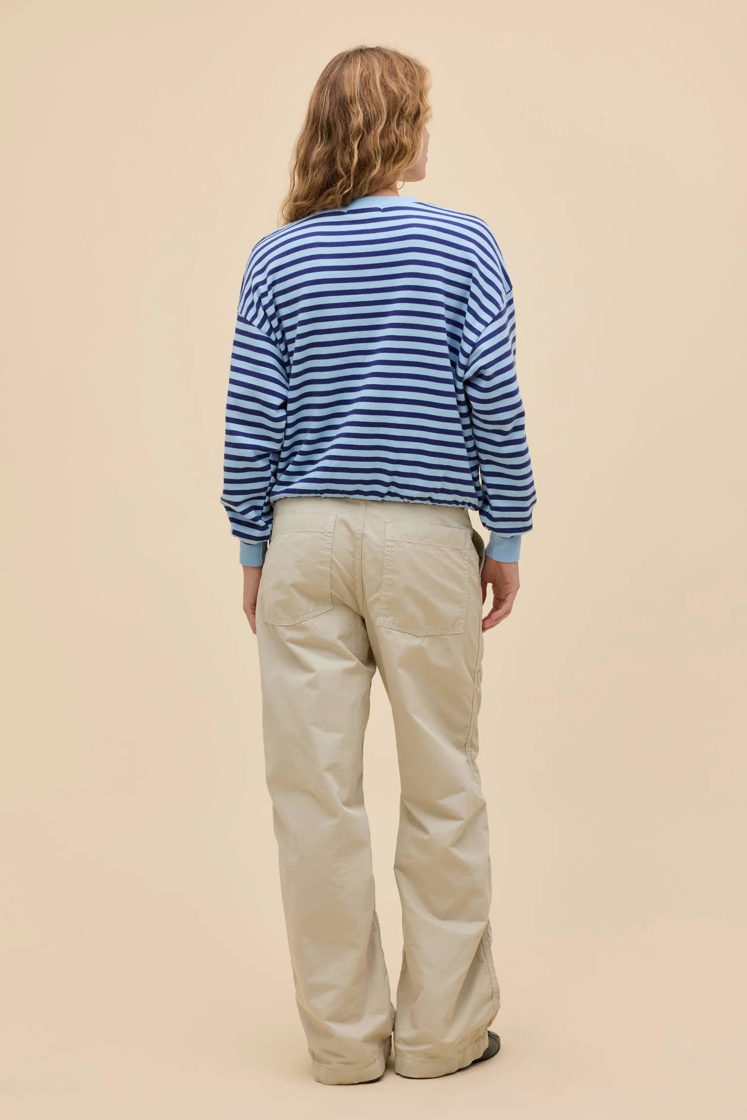 Stripe Terry Sweatshirt