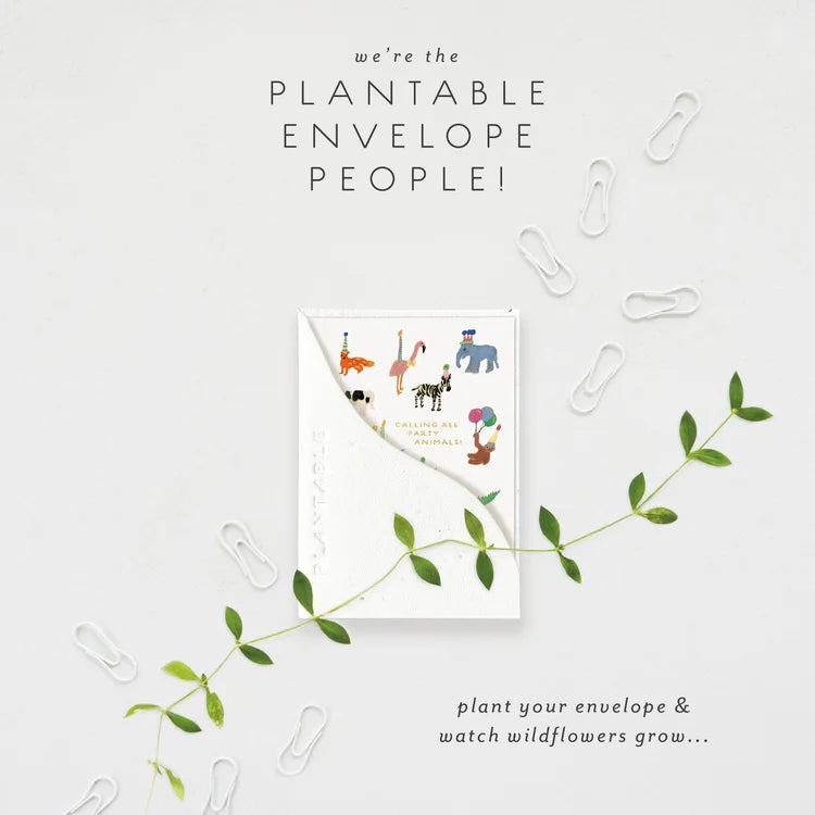 Animal Party Mini Greeting Card